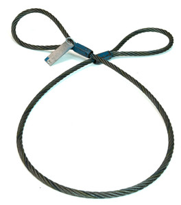 Stren-Flex 7,800 lb. Eye & Eye 5/8" Imported Wire Rope Sling Stren-Flex 7,800 lb. Eye & Eye 5/8" Imported Wire Rope Sling