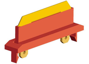 Conductix Safe-Lec 2 Collector Shoe and Holder, 50A/100A, Red Phase Conductix Safe-Lec 2 Collector Shoe and Holder, 50A/100A, Red Phase