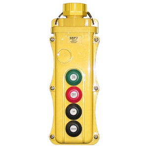 Magnetek 4-Button Pendant (2) Single-Speed With Maintained On/Off SBP2-4-WH Magnetek 4-Button Pendant (2) Single-Speed With Maintained On/Off SBP2-4-WH