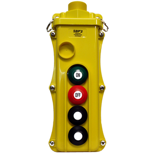 Magnetek 4-Button Pendant (2) Three Speed With Maintained On/Off Magnetek 4-Button Pendant (2) Three Speed With Maintained On/Off