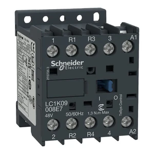 Non-Reversing Contactor, ≤440 VAC, 9 Amp, LC1K09008F7