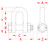 Suncor  - 1" Bolt Chain Shackle 316 stainless with Oversize Bolt