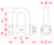 Suncor 1/4" Bolt Chain Shackle 316 stainless with Oversize Bolt