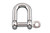 Suncor - 3/16" Straight D Shackle 316 stainless with Captive Pin Suncor - 3/16" Straight D Shackle 316 stainless with Captive Pin