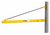 Gorbel WB 100 -1 Ton Wall Bracket Jib Crane, 8-30 ft. Span (9184)