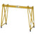 Spanco T-Series  2 Ton Gantry Crane - Adjustable Height, Steel Legs w/Aluminum I-Beam