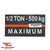 CAPACITY LABEL E & E-2, F & F-2 (41876) CAPACITY LABEL E & E-2, F & F-2 (41876)