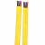 Pendant Cable - flat cable, 4c/10awg - Yellow