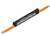 Conductix Safe-Lec 2 Expansion Section 14.76 ft., 100A Galv Steel, Orange PVC Cover, w/ Splice Joint XA-310107-J