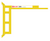 Abell-Howe J950 – 100 lbs. Full Cantilever Wall Bracketed Enclosed Track Jib Crane Abell-Howe J950 – 100 lbs. Full Cantilever Wall Bracketed Enclosed Track Jib Crane