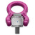 Rud 0.7 Ton Boltable Swivel Hoist Ring - Caldwell Heavy Duty Lifting Point from front angle Rud 0.7 Ton Boltable Swivel Hoist Ring - Caldwell Heavy Duty Lifting Point from front angle