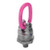 Rud 1.5 Ton Pink Swivel Eye Bolt - Caldwell Heavy Duty Lifting Point side view Rud 1.5 Ton Pink Swivel Eye Bolt - Caldwell Heavy Duty Lifting Point side view