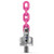 Rud 0.63 Ton Pink Swivel Chain Lifting Point - Caldwell Heavy Duty Lifting Point front angle Rud 0.63 Ton Pink Swivel Chain Lifting Point - Caldwell Heavy Duty Lifting Point front angle