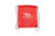 ace industries red drawstring bag