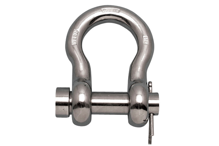 Suncor - 7/8" Anchor Shackle 316 stainless with Oversize Round Pin