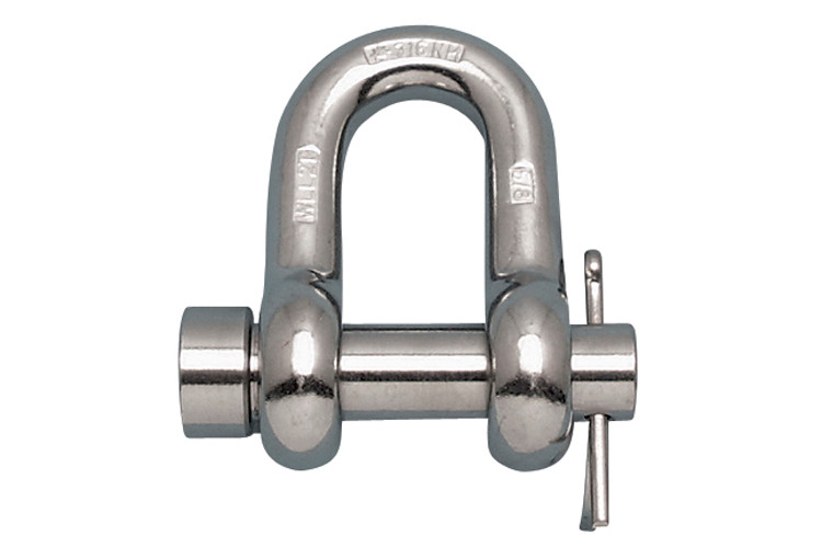 Suncor 7/8" Chain Shackle 316-NM Stainless Steel with Oversize Round Pin