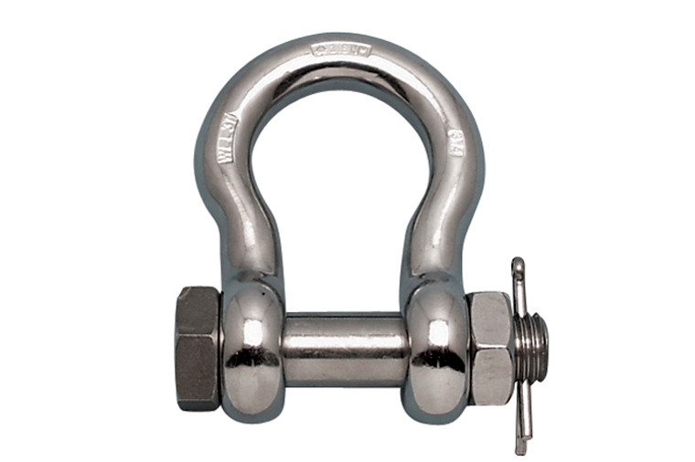 Suncor - 1" Bolt Anchor Shackle 316 stainless with Oversize Bolt