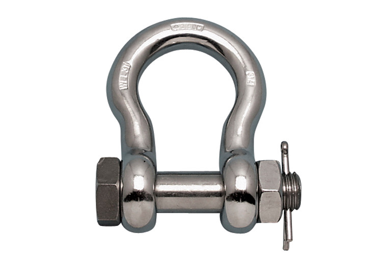 Suncor - 7/16" Bolt Anchor Shackle 316 stainless with Oversize Bolt