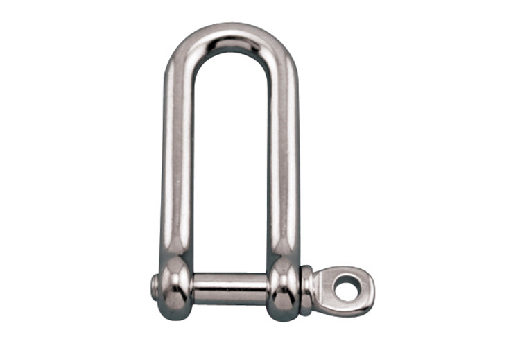Suncor 1/4" Long D Shackle 316 Stainless Steel with Screw Pin