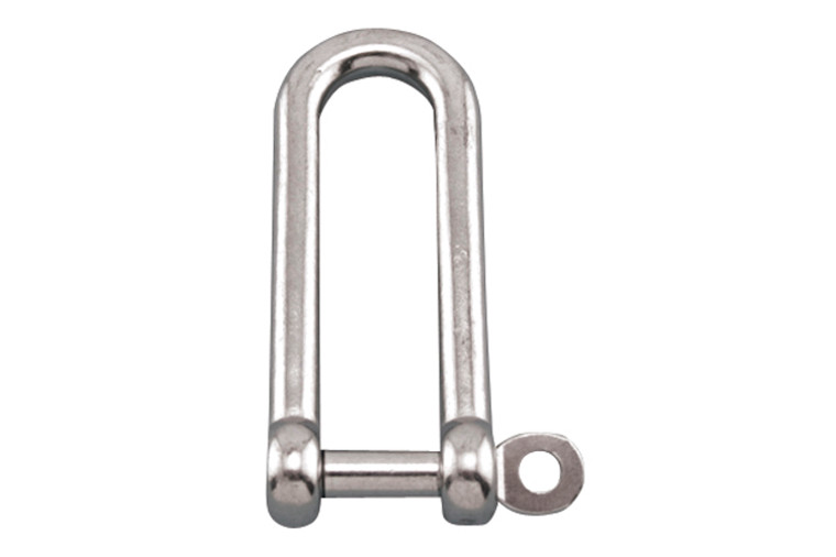 Suncor 5/16" Long D Shackle 316 Stainless Steel with Captive Pin Suncor 5/16" Long D Shackle 316 Stainless Steel with Captive Pin