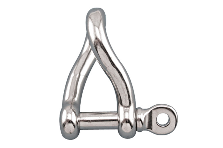 Suncor - 5/32" Twist Shackle 316 stainless with Screw Pin Suncor - 5/32" Twist Shackle 316 stainless with Screw Pin