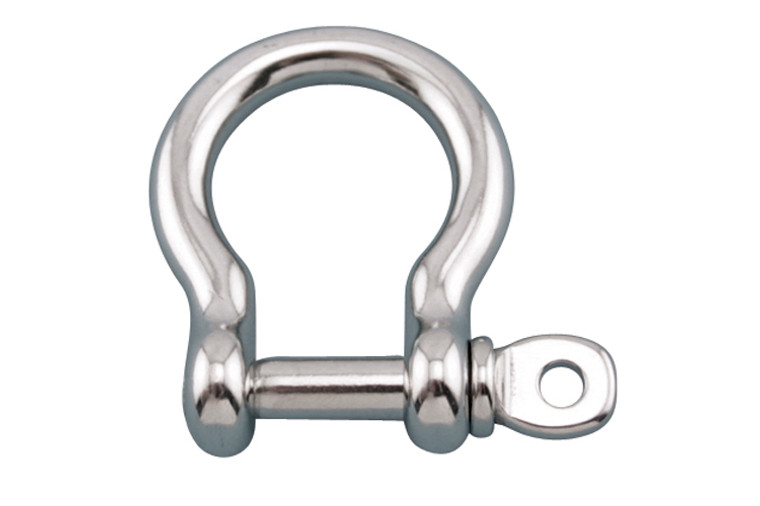 Suncor - 1/4" Bow Shackle 316 stainless with Screw Pin Suncor - 1/4" Bow Shackle 316 stainless with Screw Pin