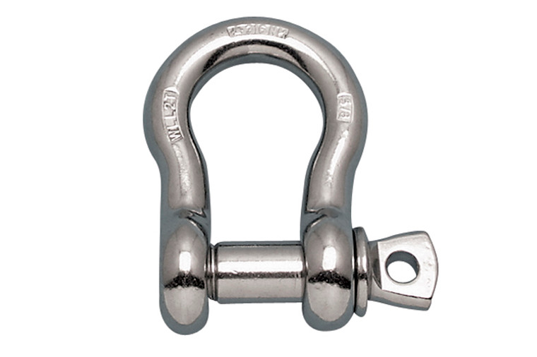 Suncor - 1" Anchor Shackle 316 stainless with Oversize Screw Pin