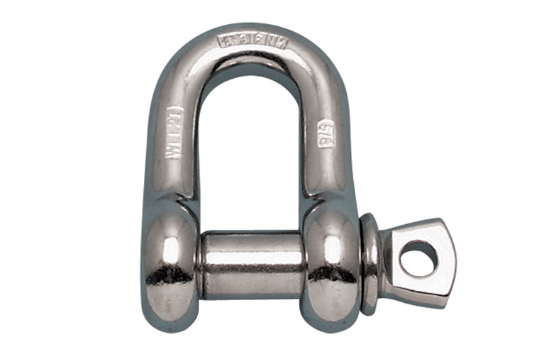 Suncor - 7/16" Chain Shackle 316 stainless with Oversize Screw Pin
