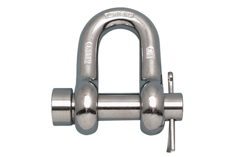 Suncor - 5/8" Round Pin Chain Shackle 316-NM Stainless Steel with Oversize Round Pin