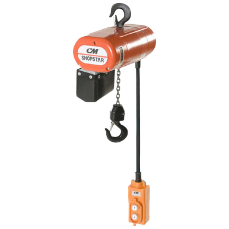 CM ShopStar 250 lb. Electric Hoist 16 fpm Contactor in Pendant