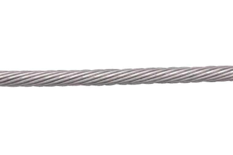 Suncor - 3/16" Wire Rope 316 Stainless Steel - 1 X 19