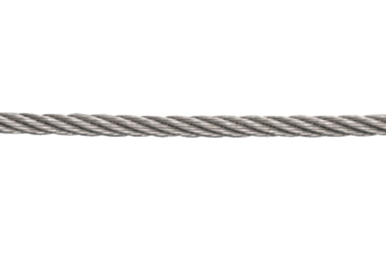 Suncor - 3/16" Wire Rope 316 Stainless Steel - 7 X 7