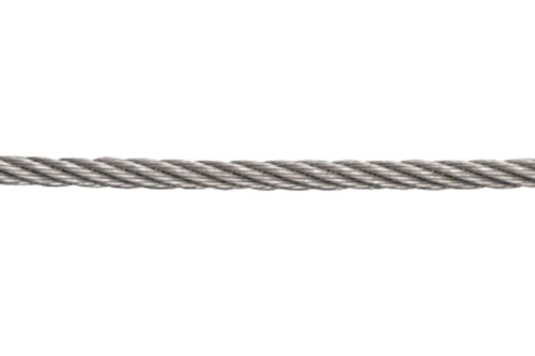 Suncor - 1/4" Wire Rope 316 Stainless Steel - 7 X 7 - 5,000ft Reel
