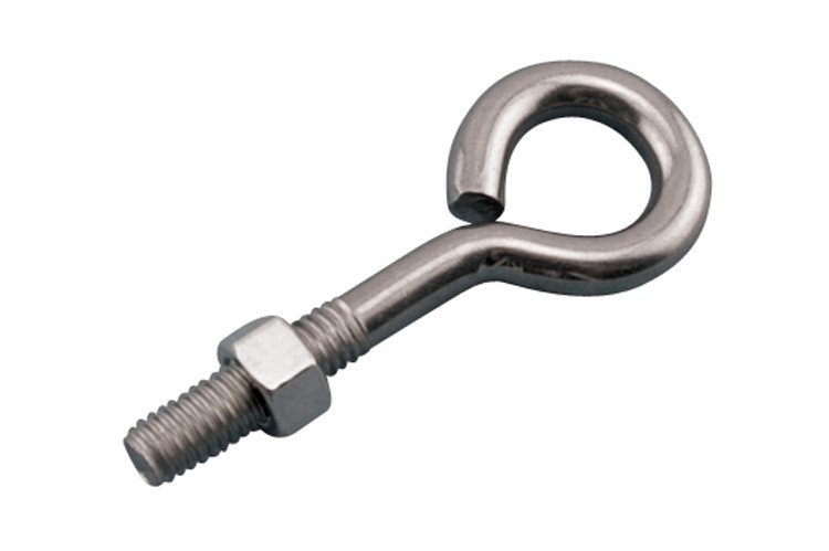 Suncor Stainless - 1/4" x 3" Unwelded Eye Bolt 304 Stainless Steel