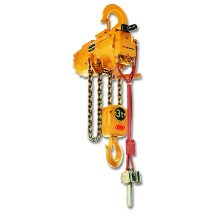 Ingersoll Rand HLK 1-1/2 Ton Air Chain Hoist, Pull Cord Controlled