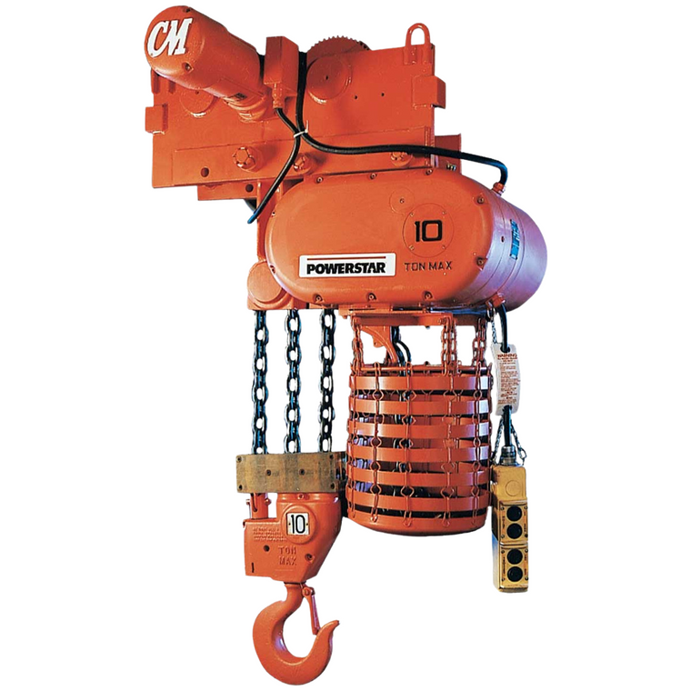 CM Powerstar 6 Ton Electric Hoist Single Speed 10-20 fpm