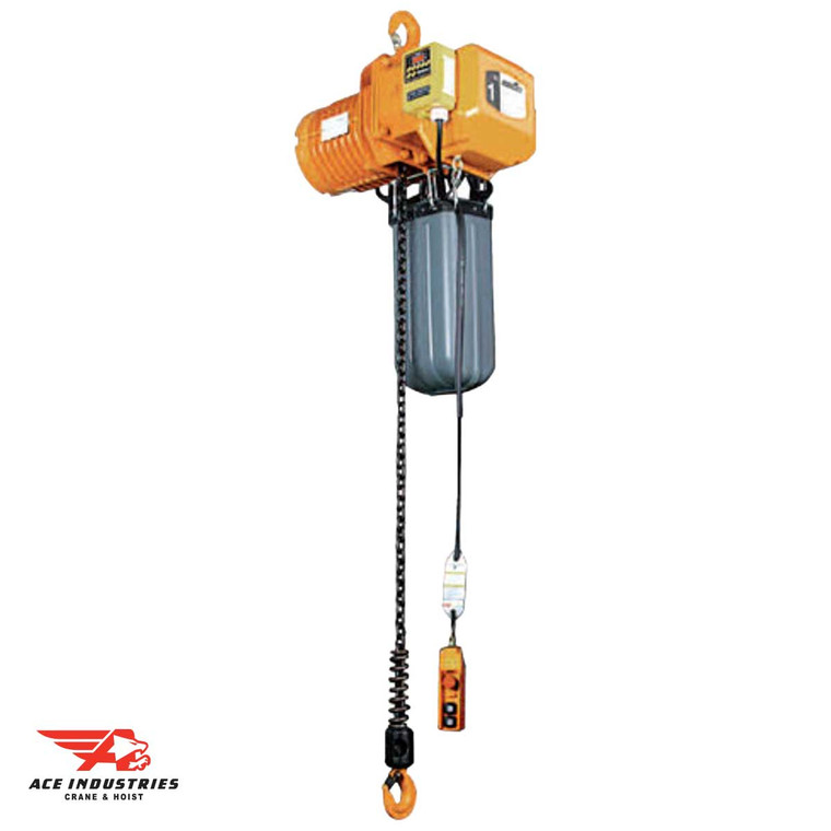 ACCOLIFT VFD 2 Ton Electric Chain Hoist 21/7 fpm