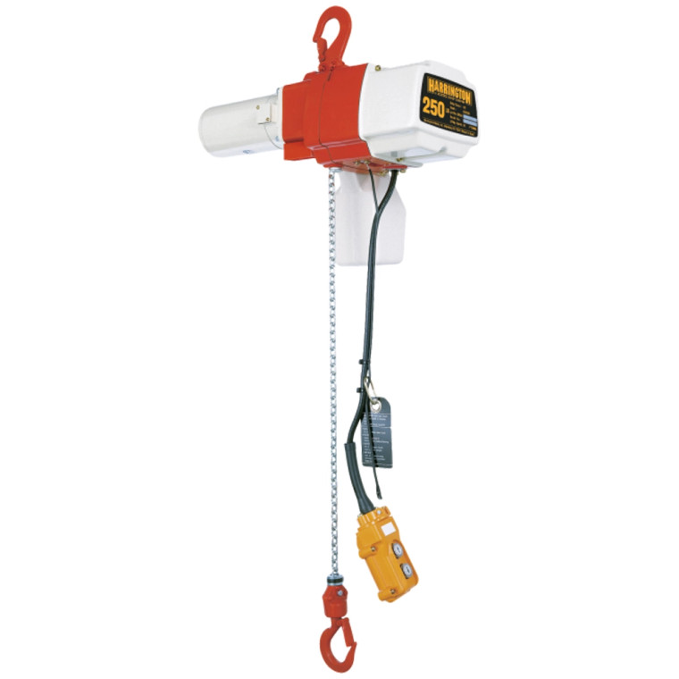 HARRINGTON ED-DS Series 350 lb. Electric Chain Hoist, Dual Speed