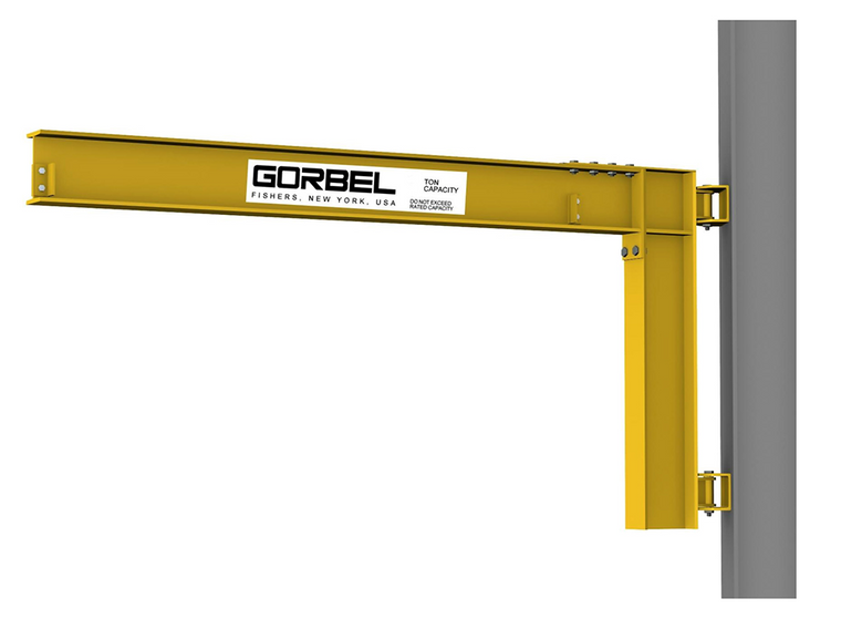 Gorbel WC200 - 2 Ton Wall Cantilever Jib Crane, 8 - 20 ft. Span