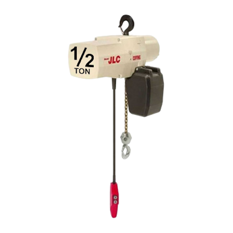 Coffing JLC 0.5 Ton Electric Hoist 32 fpm Single or Three Phase