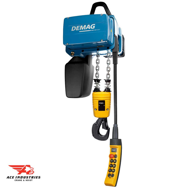 Demag DC-PRO 275 lbs, Electric Chain Hoist, 32/8 fpm