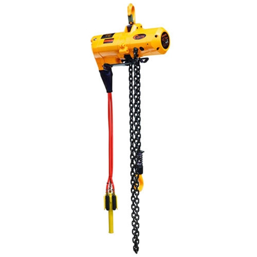 Harrington TCS Cheetah 1/4 Ton Air Chain Hoist, Pendant Controlled