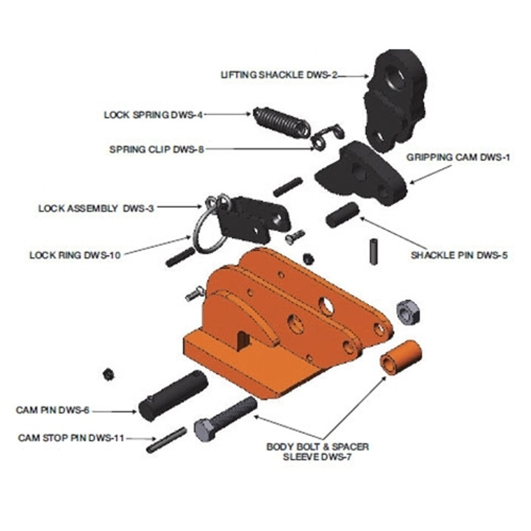 J.C. Renfroe Model DWS - 1/4 Ton Rebuild/Repair Kit