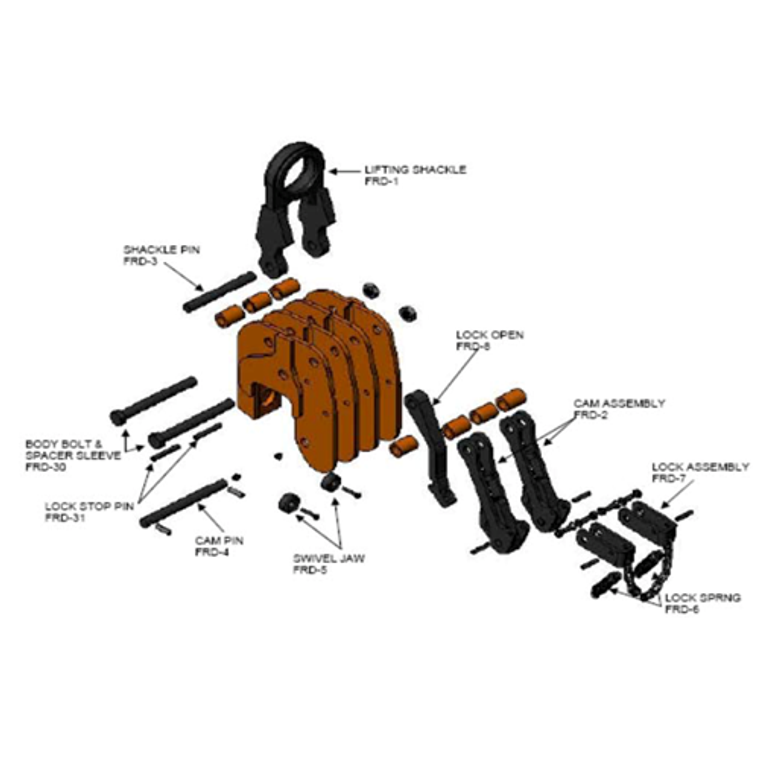 J.C. Renfroe Model FRD - 4 Ton Rebuild/Repair Kit