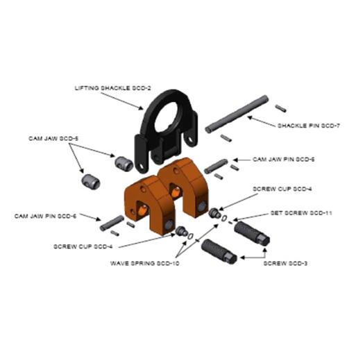 J.C. Renfroe Model SCD 6 Ton Rebuild Kit / Repair Kit, 6-SCD-RK