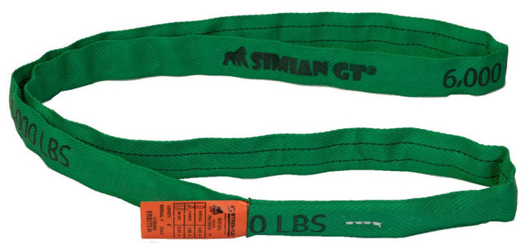 Stren-Flex Simian GT 6,000 lb Green Polyester Endless Roundsling