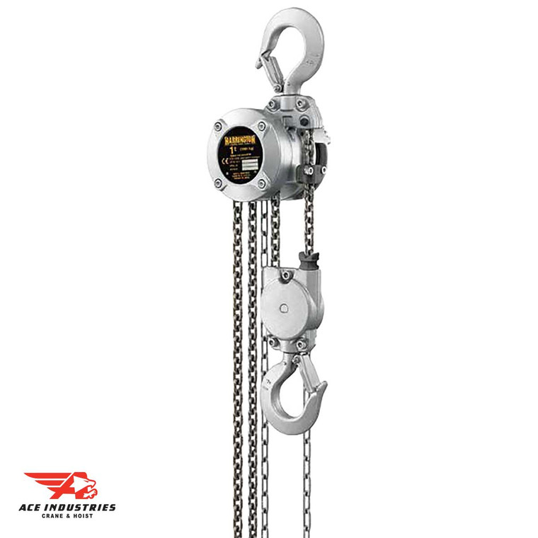 Harrington CX 1 Ton, 10 Ft. Lift Hand Chain Hoist CX010-10