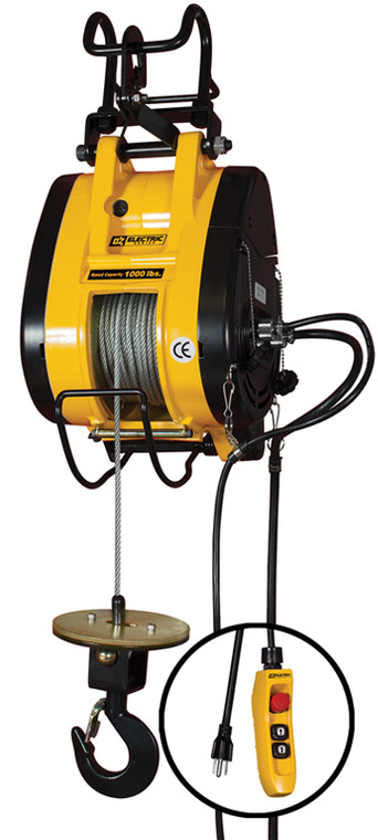 OZ 1/2 Ton - Electric Builder's Hoist - 110 AC