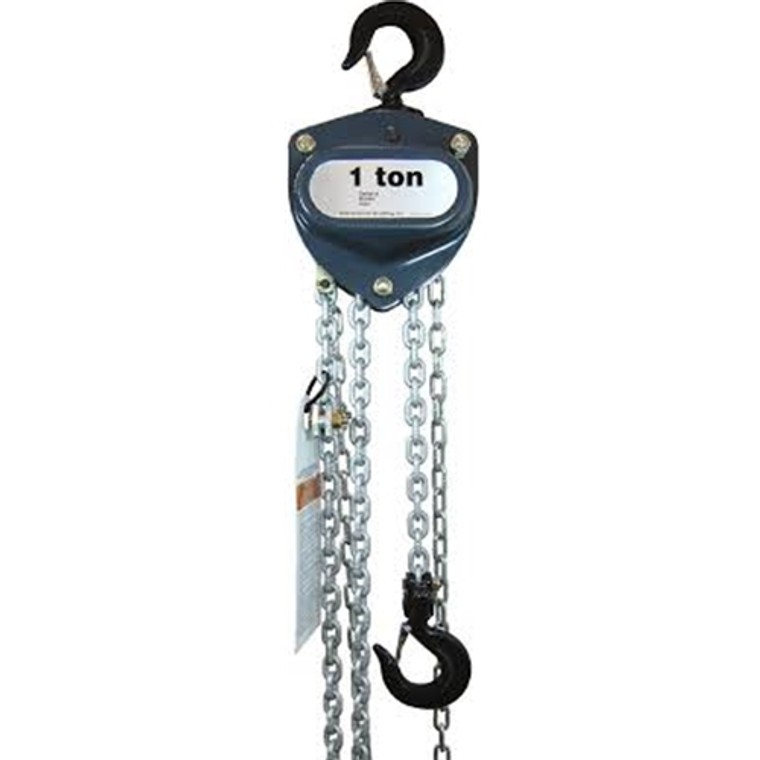 R&M RM Series II 1/2 Ton Hand Chain Hoist, Hook Mount