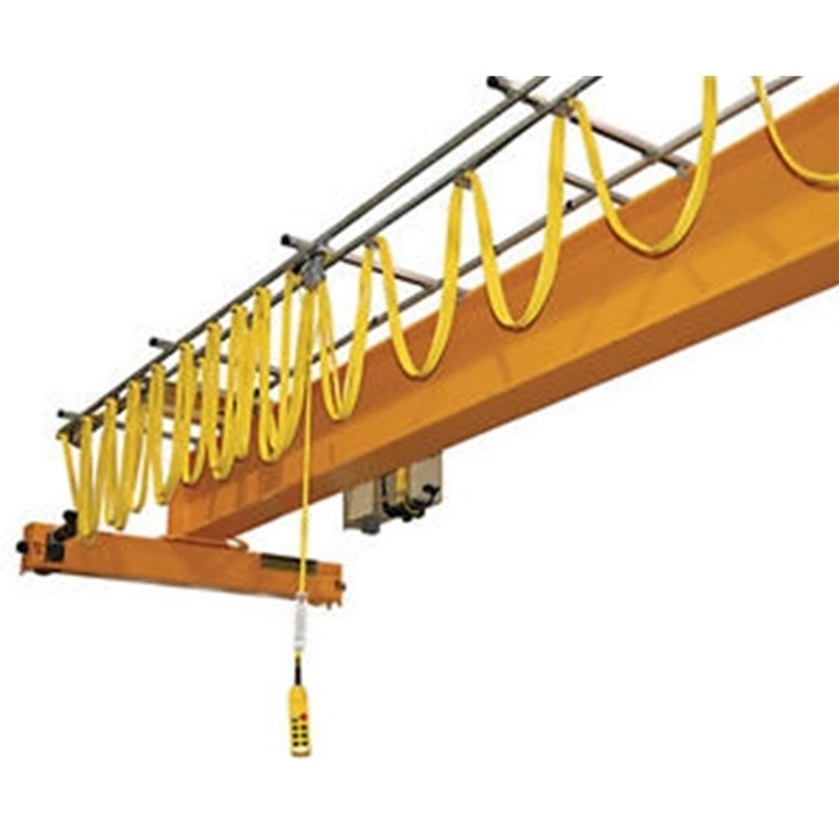 R&M QX 3 Ton Modular Overhead Crane Kit with R&M SX Wire Rope Hoist - 25' Span